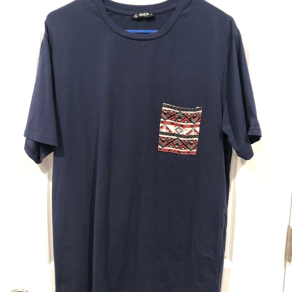 Shein Tribal Print T